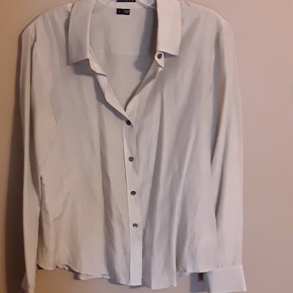 Theory button down blouse